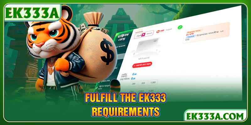 Fulfill The EK333 Requirements
