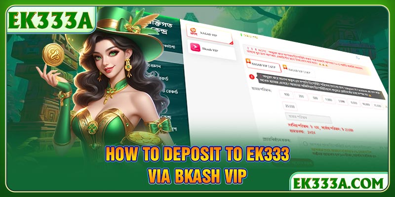 How to Deposit to EK333 via VIP