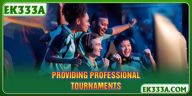 Providing professional tournaments