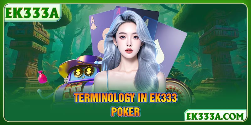 Terminology in EK333 Poker